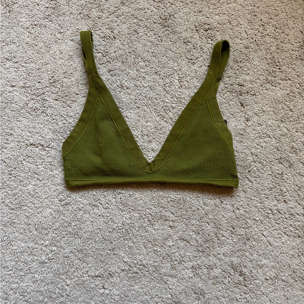 Urban Outfitters Olive Green Bralette
